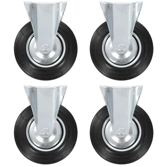 vidaXL 16 pcs Fixed Casters 200 mm
