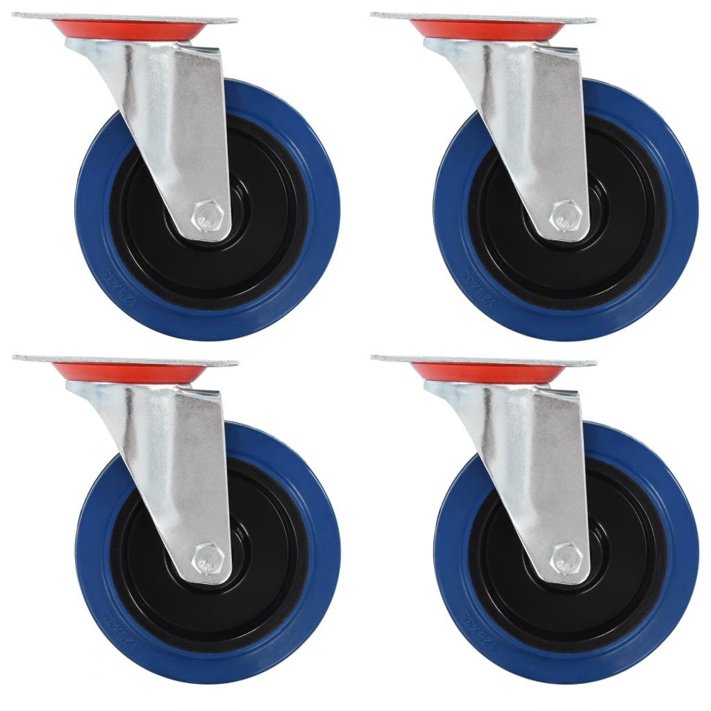 vidaXL 16 pcs Swivel Casters 125 mm