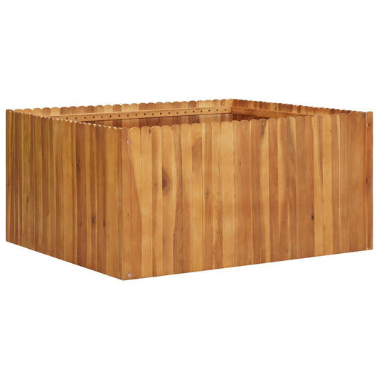 vidaXL Garden Raised Bed 100x100x50 cm Solid Acacia Wood