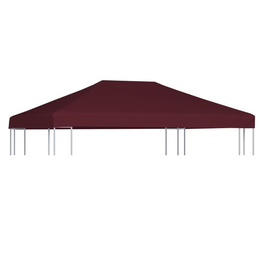 vidaXL Gazebo Top Cover 310 g/mŒ_ 3x4 m Bordeaux