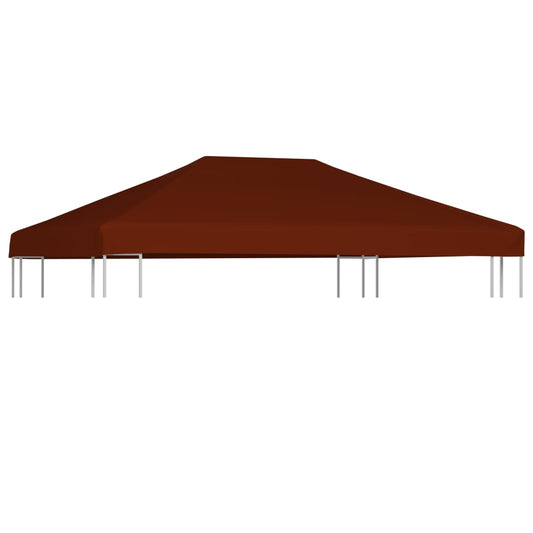 vidaXL Gazebo Top Cover 310 g/mŒ_ 3x4 m Terracota
