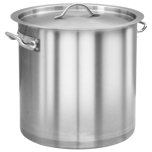 vidaXL Stock Pot 36 L 36x36 cm Stainless Steel
