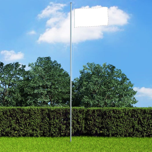 vidaXL Sectional Flagpole Aluminium 6.2 m