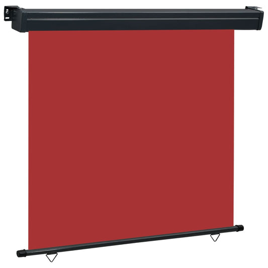 vidaXL Balcony Side Awning 170x250 cm Red