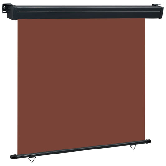 vidaXL Balcony Side Awning 170x250 cm Brown