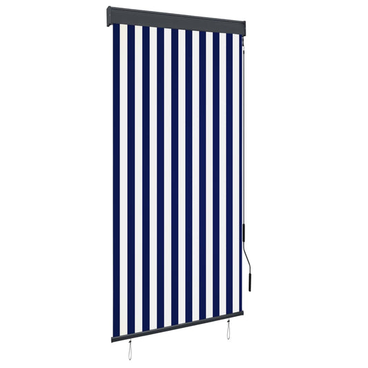 vidaXL Outdoor Roller Blind 100x250 cm Blue and White