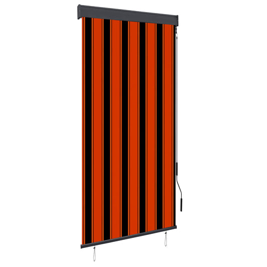 vidaXL Outdoor Roller Blind 100x250 cm Orange and Brown