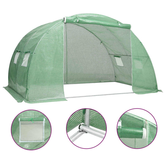 vidaXL Greenhouse 8 mŒ_ 2x4x2 m