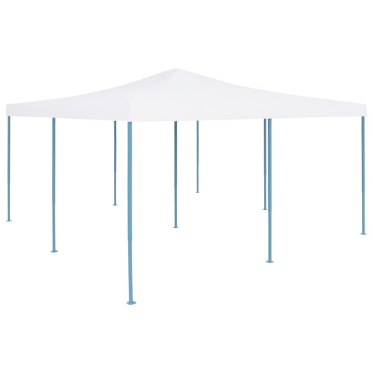 vidaXL Folding Gazebo 5x5 m White