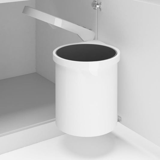 vidaXL Kitchen Built-in Dust Bin Plastic 12 L