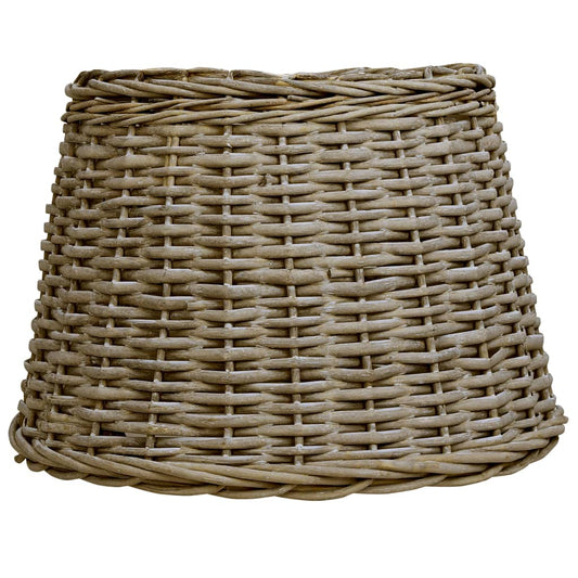 vidaXL Lamp Shade Wicker 50x30 cm Brown