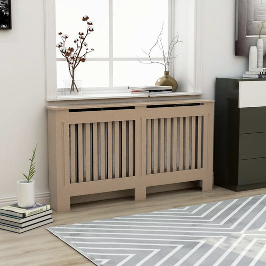 vidaXL Radiator Cover 152x19x81 cm MDF