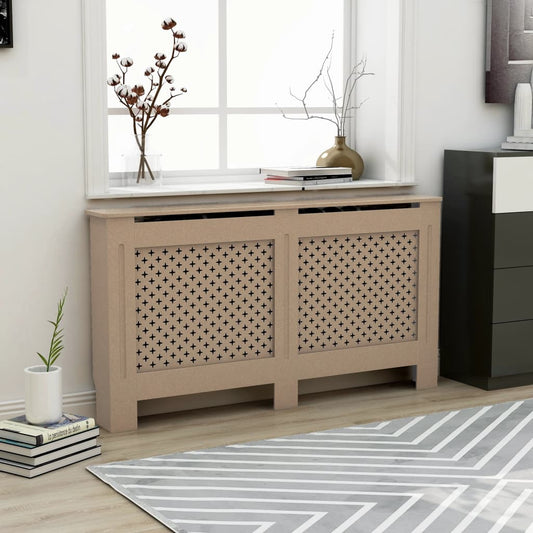vidaXL Radiator Cover 152x19x81 cm MDF