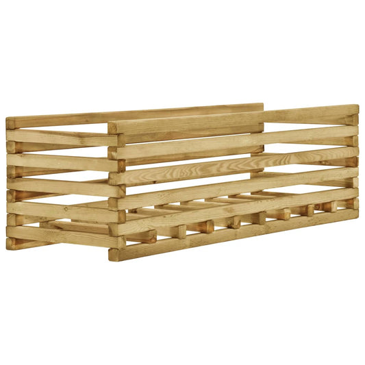 vidaXL Garden Raised Bed 120x40x38.5 cm Impregnated Pinewood