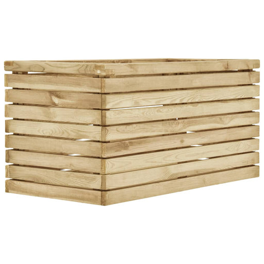 vidaXL Raised Bed 100x50x50 cm Impregnated Pinewood
