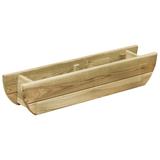 vidaXL Garden Raised Bed 80x16x16 cm Impregnated Pinewood