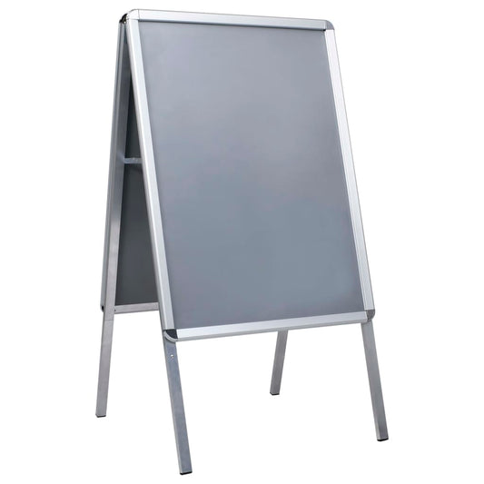 vidaXL A1 Customer Stopper Poster Stand Aluminium