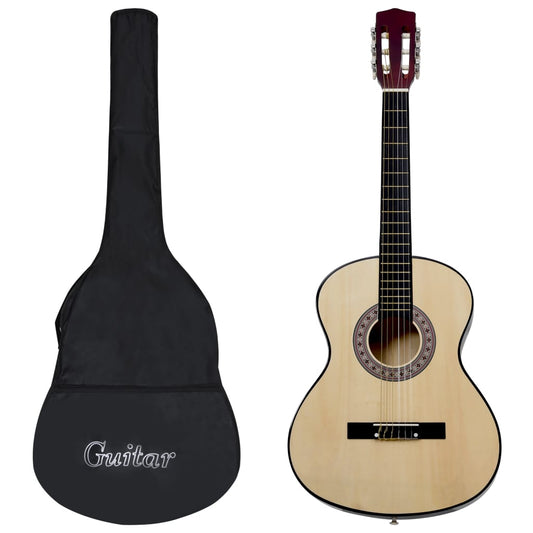 vidaXL 12 Piece Classical Guitar Beginner Set 4/4 39