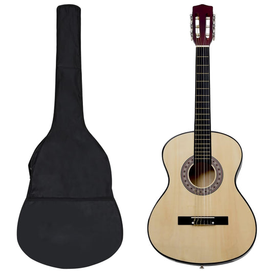 vidaXL 8 Piece Classical Guitar Kids and Beginner Set 3/4 36