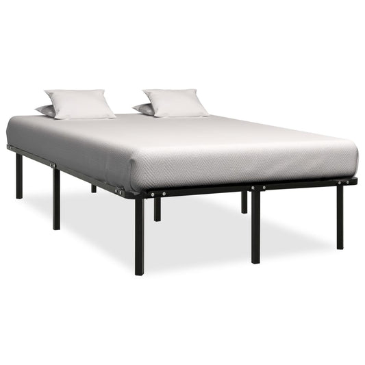 vidaXL Bed Frame Black Metal 120x200 cm