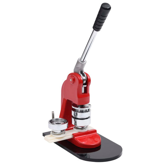 vidaXL Badge Maker Machine with Circle Cutter 58 mm