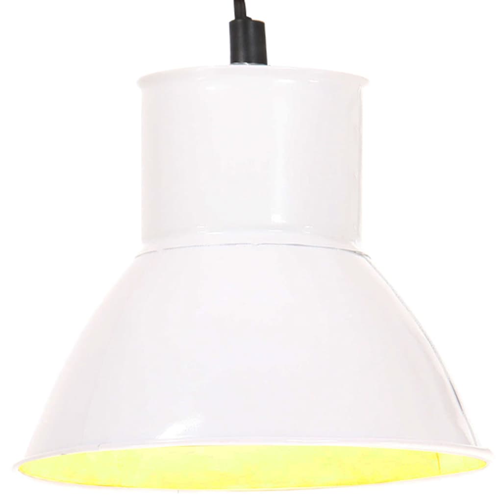 vidaXL Hanging Lamp 25 W White Round 17 cm E27