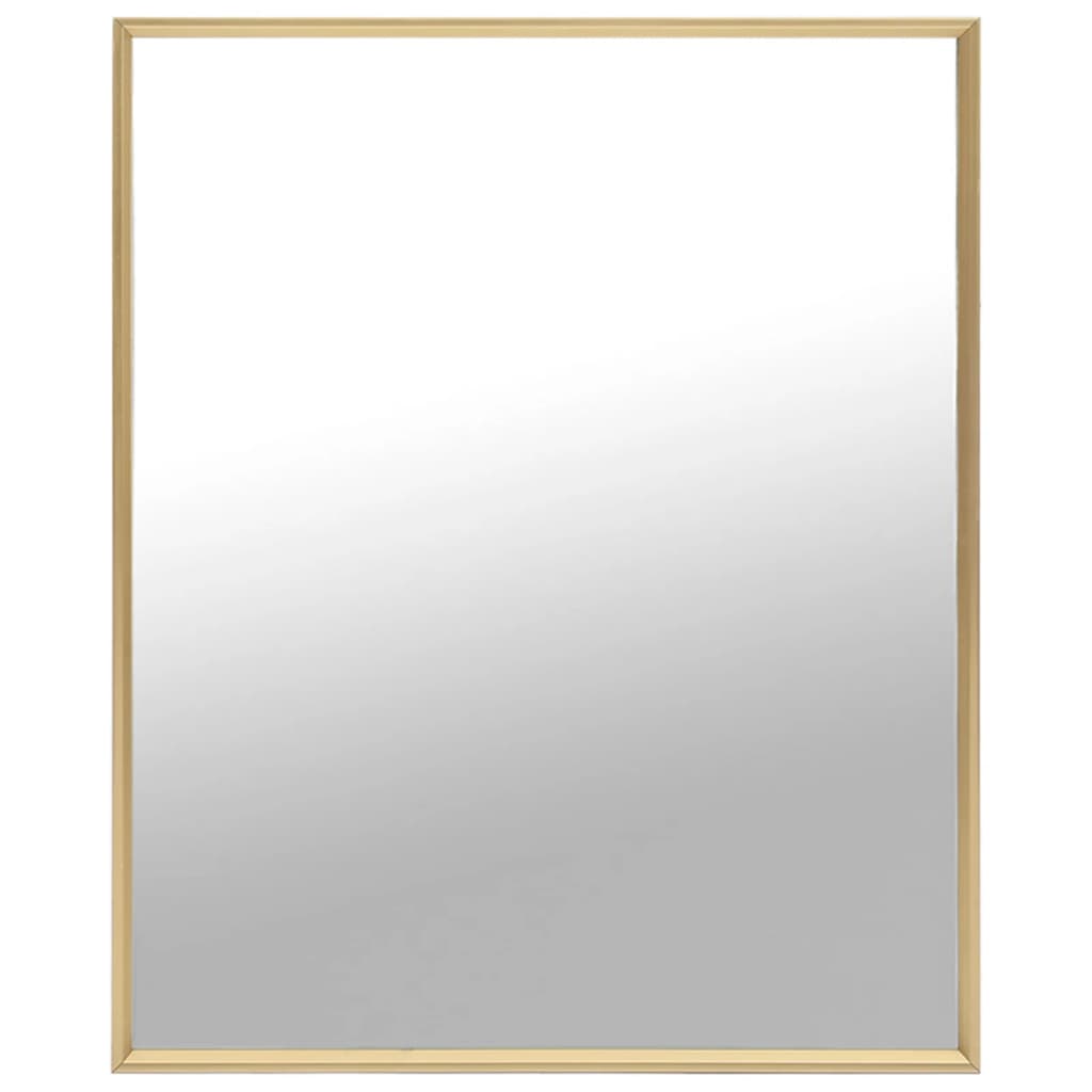 vidaXL Mirror Gold 70x50 cm