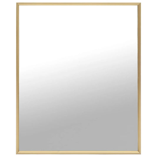 vidaXL Mirror Gold 70x50 cm