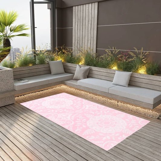 vidaXL Outdoor Carpet Pink 80x150 cm PP