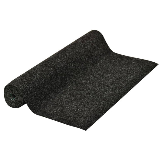 vidaXL Artificial Grass with Studs 5x1.33 m Anthracite