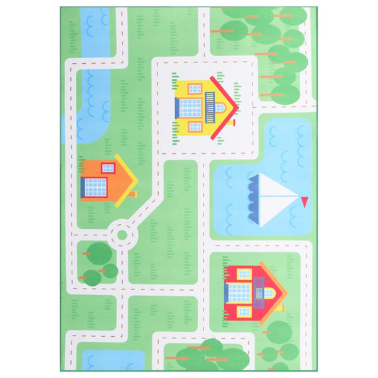 vidaXL Printed Rug Multicolour 160x230 cm Fabric