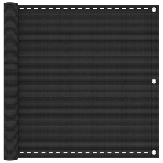 vidaXL Balcony Screen Anthracite 90x300 cm HDPE