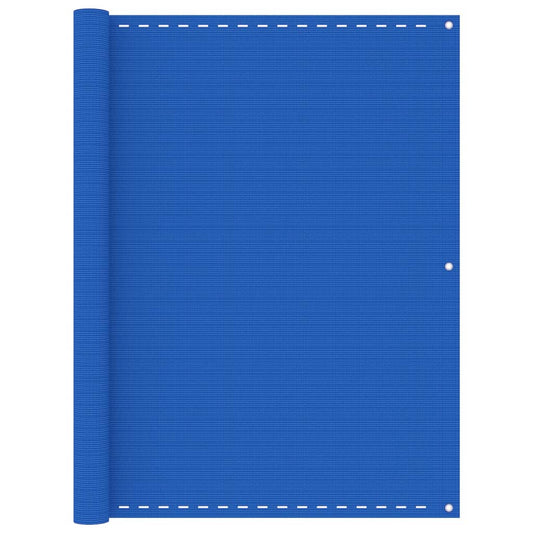 vidaXL Balcony Screen Blue 120x600 cm HDPE