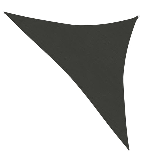 vidaXL Sunshade Sail 160 g/mŒ_ Anthracite 2.5x2.5x3.5 m HDPE