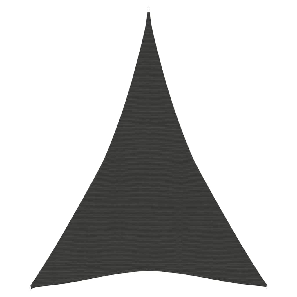 vidaXL Sunshade Sail 160 g/mŒ_ Anthracite 5x7x7 m HDPE