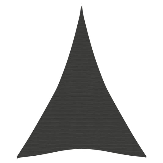 vidaXL Sunshade Sail 160 g/mŒ_ Anthracite 5x7x7 m HDPE