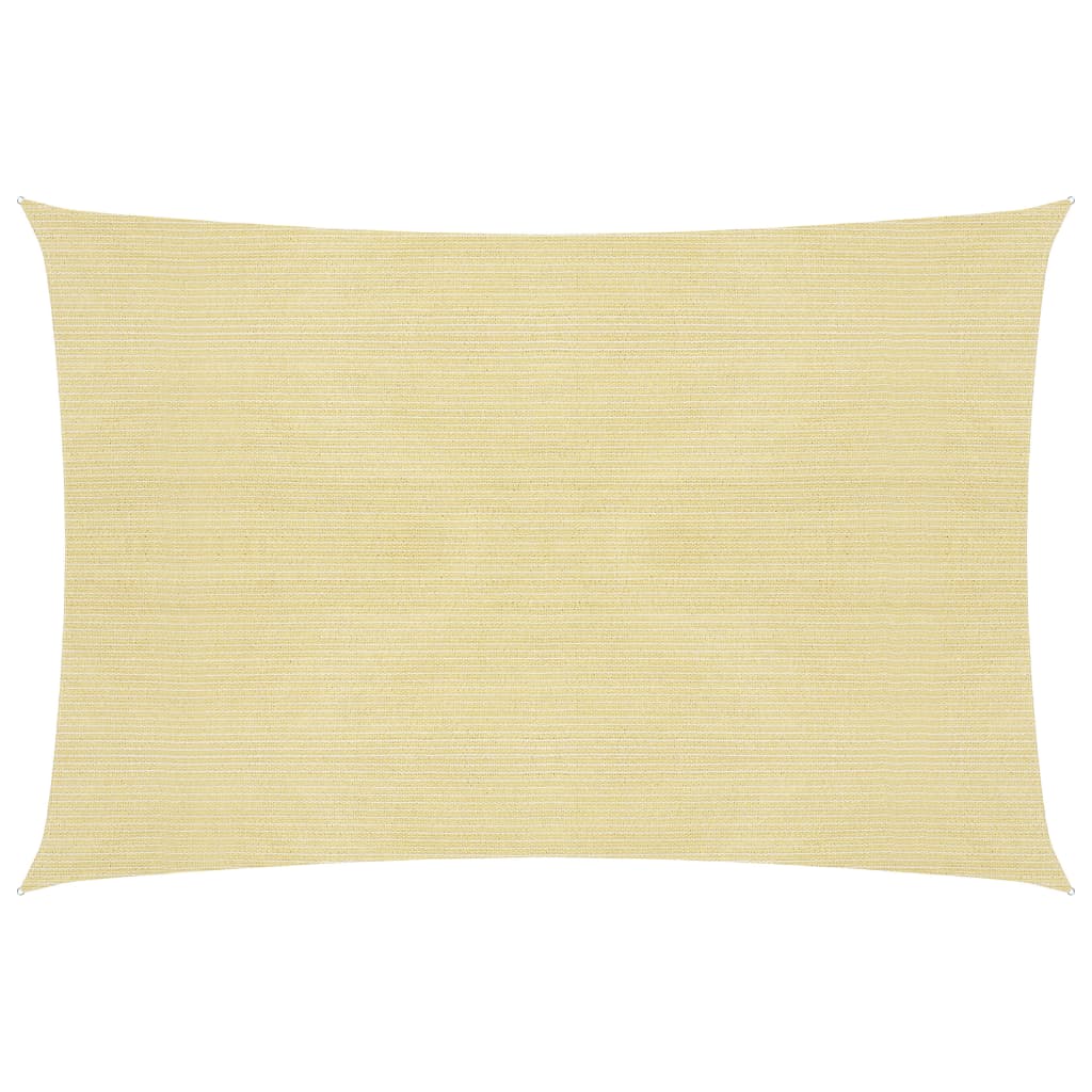 vidaXL Sunshade Sail 160 g/mŒ_ Beige 5x6 m HDPE