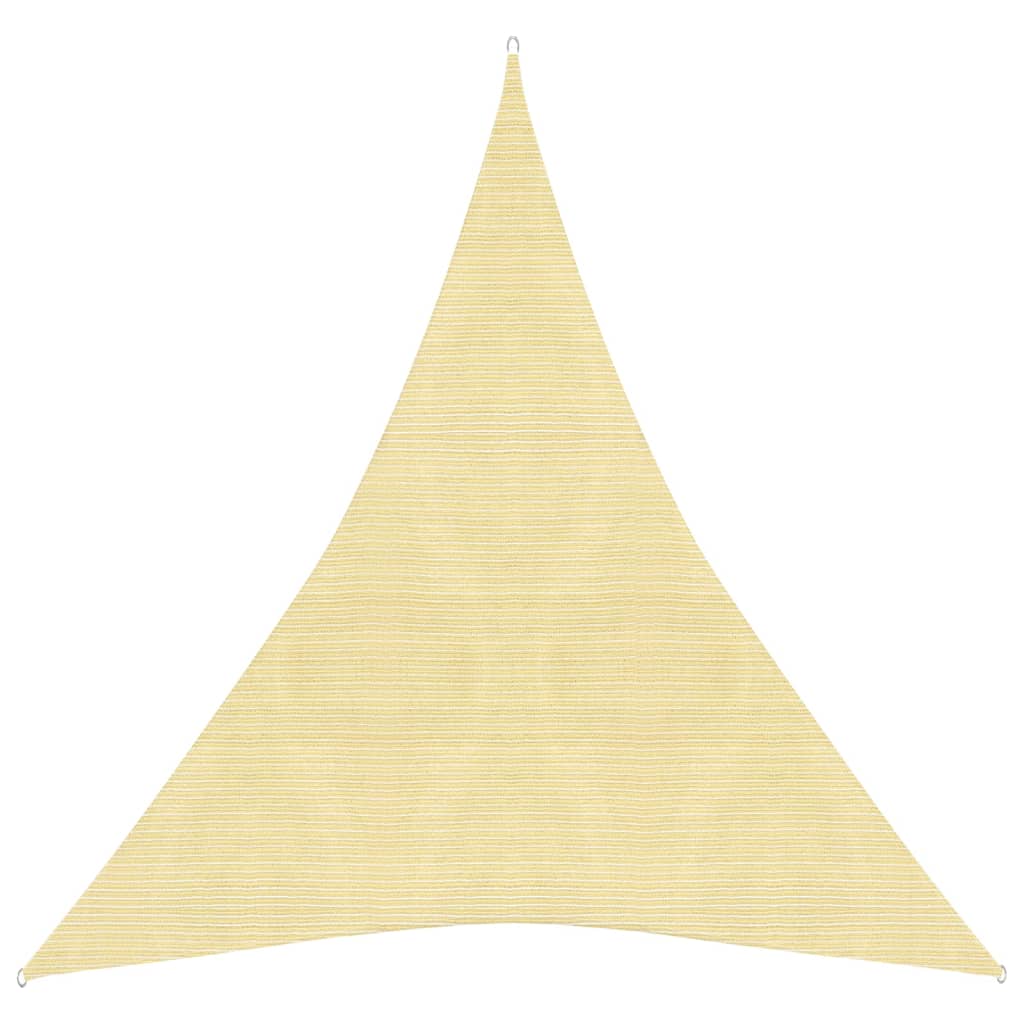 vidaXL Sunshade Sail 160 g/mŒ_ Beige 3x4x4 m HDPE