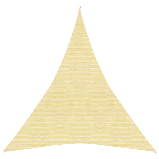 vidaXL Sunshade Sail 160 g/mŒ_ Beige 5x6x6 m HDPE