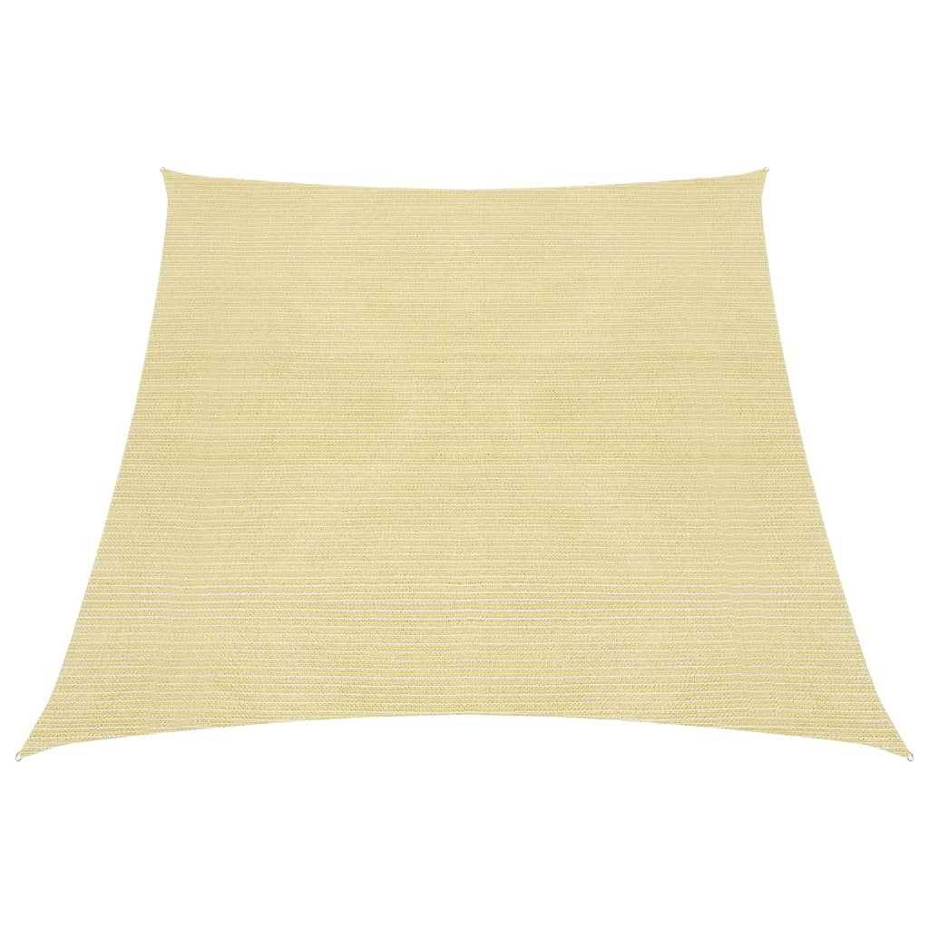 vidaXL Sunshade Sail 160 g/mŒ_ Beige 3/4x2 m HDPE