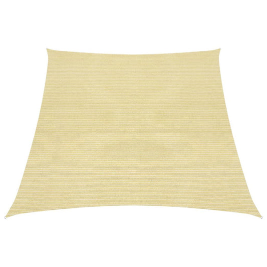 vidaXL Sunshade Sail 160 g/mŒ_ Beige 3/4x2 m HDPE