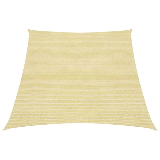 vidaXL Sunshade Sail 160 g/mŒ_ Beige 4/5x3 m HDPE