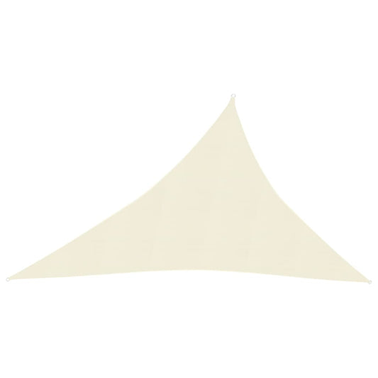 vidaXL Sunshade Sail 160 g/mŒ_ Cream 3x4x5 m HDPE