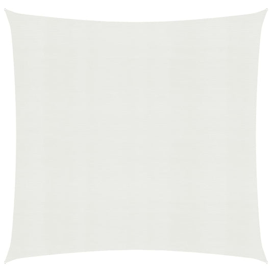 vidaXL Sunshade Sail 160 g/mŒ_ White 4.5x4.5 m HDPE