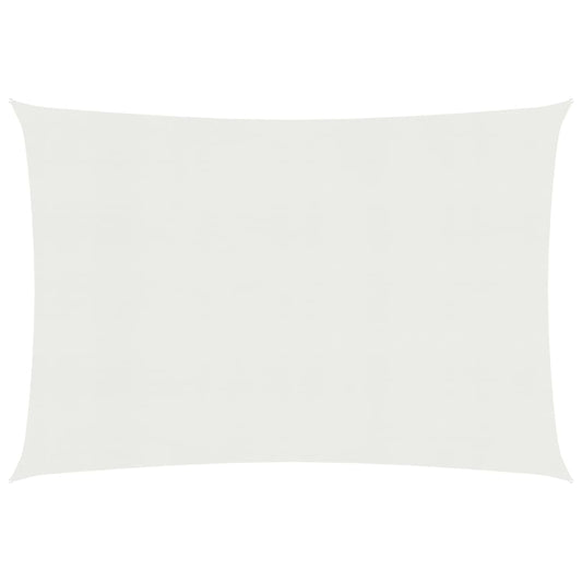 vidaXL Sunshade Sail 160 g/mŒ_ White 2x2.5 m HDPE