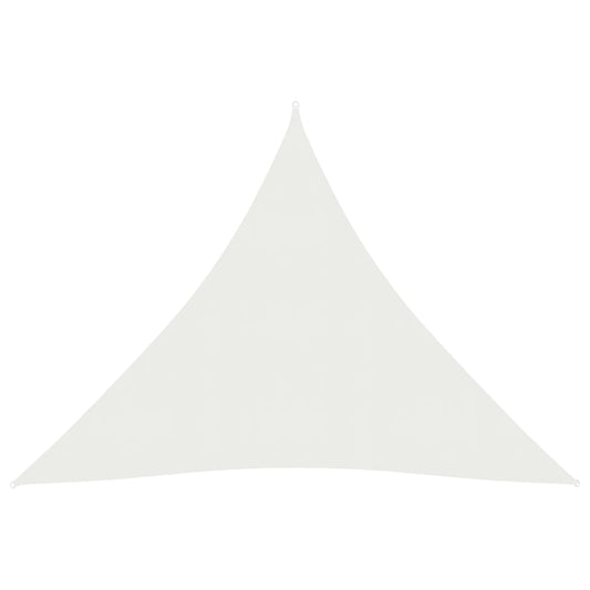 vidaXL Sunshade Sail 160 g/mŒ_ White 4x4x4 m HDPE
