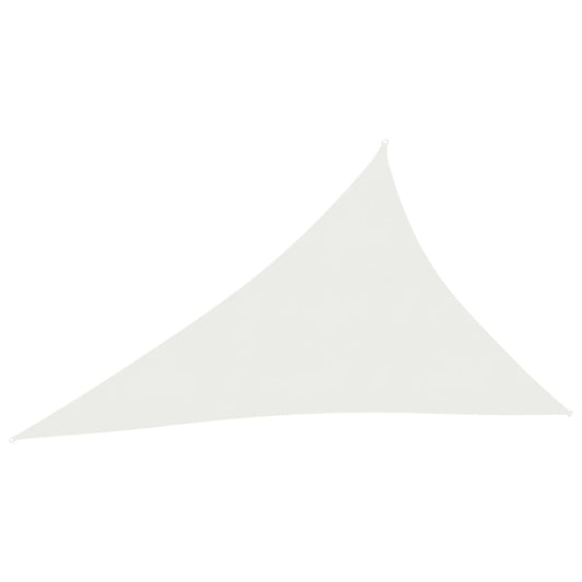 vidaXL Sunshade Sail 160 g/mŒ_ White 4x5x6.8 m HDPE