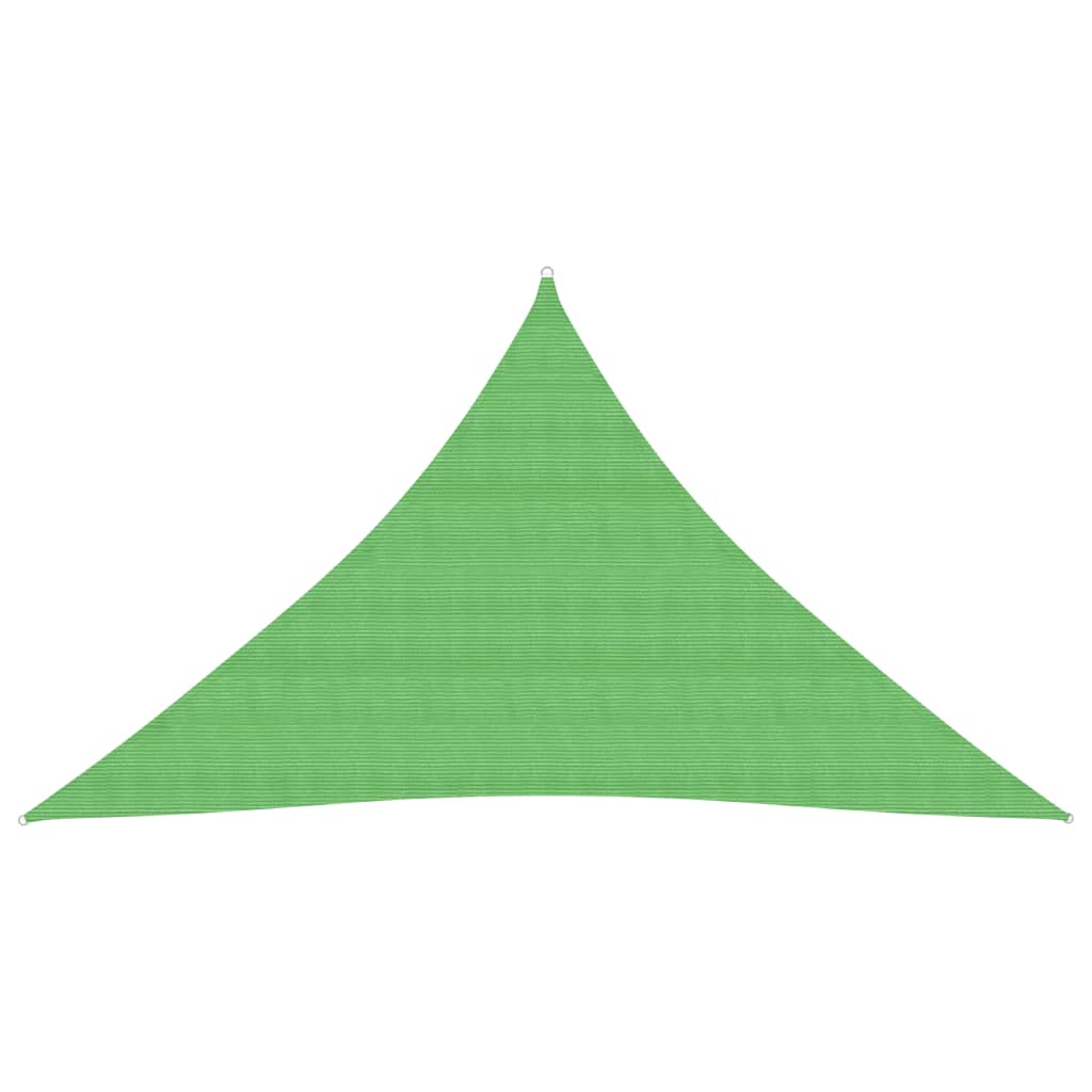vidaXL Sunshade Sail 160 g/mŒ_ Light Green 3x3x4.2 m HDPE
