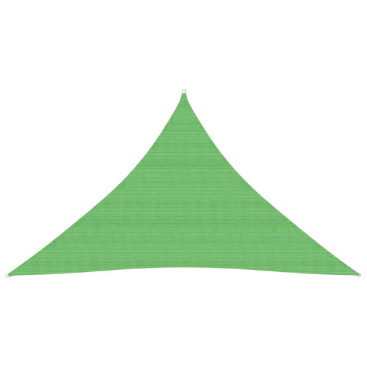 vidaXL Sunshade Sail 160 g/mŒ_ Light Green 3x3x4.2 m HDPE