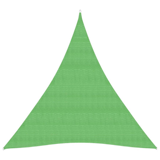 vidaXL Sunshade Sail 160 g/mŒ_ Light Green 3x4x4 m HDPE